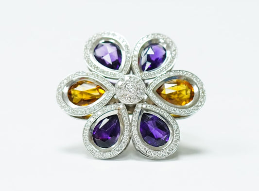 Floral Bloom Stackable Ring